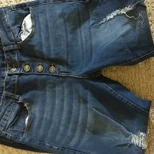 Distressed jegging